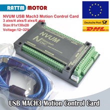ЧПУ-контроллер 3-осевой NVUM 200 кГц MACH3 USB карта управления движением для шагового серводвигателя 2024 - купить недорого