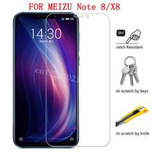 Tempered Glass Screen Protector For Meizu X8 Tempered Glass For MEIZU Note 8 Protective Film Glass 2024 - buy cheap