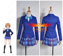 Love Live School Idol Project Rin Hoshizora Cosplay Costume Academy School Uniform Skirt Bow-Tie Custom Adult Women Jacket Socks 2024 - buy cheap