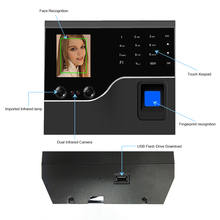 Sistema de atendimento facial com reconhecimento de impressão digital tcp ip, dispositivo com controle de acesso, gravador e leitor digital de funcionário 2024 - compre barato