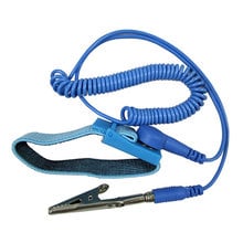 MENGS 10X Blue Discharge Anti-Static Anti Static Wrist Strap Grounding Band 2024 - buy cheap