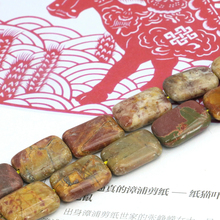 Rectangle multicolor picasso loose beads 13x18mm 15inches best selling stone beads women jewelry wholesale 2024 - buy cheap