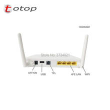 Free shipping Hua wei HG8546M Gpon  ONU WiFi Ont onu 2POTS+4FE+1USB+WiFi modem with English software Telecom Network Equipment 2024 - buy cheap