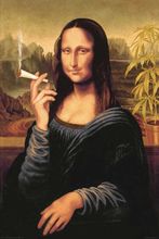 Home Decor Mona Lisa - Joint-Silk Art Poster Wall Sticker Decoration Gift 2024 - buy cheap