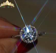 Anillo de diamante de moissanita de oro 100% 18K 750Au, anillo D de color VVS con certificado nacional MO-00107-01 2024 - compra barato