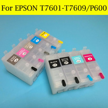 Новинка! P600 многоразовый картридж для принтера Epson SC-P600 с чипом ARC для Epson T7601-T7609 2024 - купить недорого