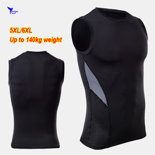 5XL/6XL Plus Size Men Sportswear Running Vest Quick Dry Fitness Compression Jogging Sleeveless Shirt Gym Sport Training Tank Top 2024 - buy cheap