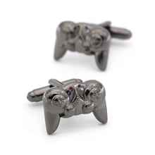 Men's Joystick Cuff Links Copper Material Gunblack Color 2024 - buy cheap