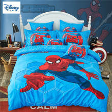 Juego de ropa de cama 3D de Spiderman para niños, edredón, fundas de edredón de tamaño doble, decoración de dormitorio, sábanas de cama queen, colcha de algodón, 3-5 piezas 2024 - compra barato