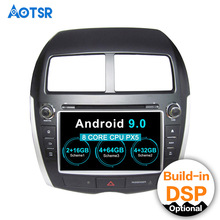 8" 2 Din Android 9.0 Car DVD player GPS Navigation for Mitsubishi  ASX  2010-2012 radio stereo support Rockford Amplifier 2024 - buy cheap
