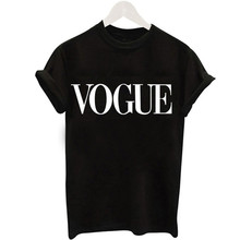 T Shirt Women Vogue Camiseta Mujer Tee Shirt Femme Aesthetic Korean Style Clothes Harajuku Shirt Short Sleeve O-neck Black/White 2024 - buy cheap