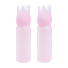2Pcs Empty 60ml Hair Dye Bottle Comb Salon Applicator for Hair Coloring, Highlighting, Micro Braiding & Perming Hairdressing 2024 - buy cheap