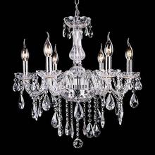 Modern transparent crystal chandelier led lamps living room dining room k9 Crystal Chandeliers E14 led lustre light chandelier 2024 - buy cheap