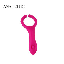 Plugue anal vibrador de ponto g, anel massagem sexual, brinquedos sexuais adultos para homens, estimulador de atraso do clitóris, plugue anal, brinquedo anel de ejaculação 2024 - compre barato