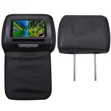 7 Inch Car Headrest Monitor DVD Video Player 800*480 Zipper Cover TFT LCD Screen Support IR/FM/USB/SD/Speaker/Game LCD Screen 2024 - buy cheap