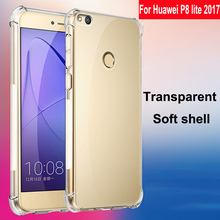 Funda suave transparente a prueba de golpes para Huawei P8 lite 2017, carcasa trasera de silicona para Huawei P8lite, carcasa de TPU 2024 - compra barato