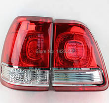 Для TOYOTA Land Cruiser LC100 4700 FJ100 светодиодный задний фонарь передний светильник 1998-2007 год красный белый цвет LF 2024 - купить недорого