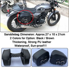 Sportster Motorcycle Saddle Bags For Harley Softail Pu Leather Side Tool Bag Luggage alforjas para moto bag sacoche bolso moto 2024 - buy cheap