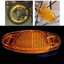 1Pc Bicycle Bike Spoke Reflector Safety Warning Light Wheel Rim Reflective Mount 2024 - buy cheap
