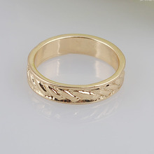 Anillo de aleación de Zinc a la moda, anillo de boda, placa de oro, abalorio, joyería de boda 2024 - compra barato