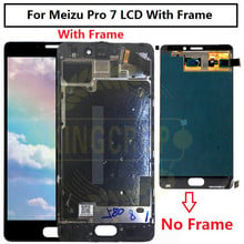 Для Meizu Pro 7 Lcd M792H M792Q-L LCD с рамкой дисплей Сенсорное стекло дигитайзер в сборе запасные части Amoled meizu pro7 lcd 2024 - купить недорого