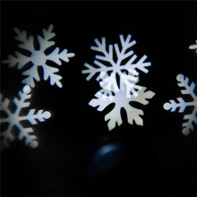 Floco de neve branca em movimento ao ar livre indoor floco de neve led projeção luz decoração natal luz do feriado para festa 2024 - compre barato