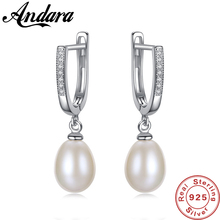 Luxury Unique Elegant Drop Earrings  Authentic 925 Sterling Silver  Women Fashion Fashion Earrings Silver Jewelry Brincos 2024 - buy cheap