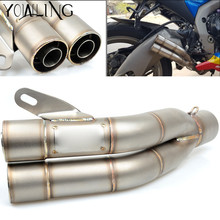 Universal Motorcycle Scooter Exhaust Pipe Muffler Escape For Suzuki SV650 SV650S SV1000 SV1000S GSXR 600 750 GSXR600 GSX-R750 2024 - buy cheap