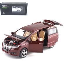 1:32 Honda Odyssey Sound light, автомобильная модель из сплава с обратной связью, литая под давлением модель автомобиля для мальчиков, игрушечная коллекция, подарок для детей 2024 - купить недорого