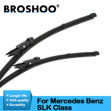 BROSHOO Auto Car Windshield Wiper Blade Rubber For Mercedes Benz SLK Class R170 R171 R172 Fit Hook/Pinch Tab Arms 1996 To 2016 2024 - buy cheap