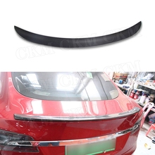 Задний спойлер из углеродного волокна крыло для Tesla Model S Sedan 60 70 75 85 90 D P85D P90D P100D 2012UP задний спойлер для загрузки 2024 - купить недорого