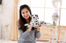 small cute simulaiton spots dog toy plush lying spot dog doll gift about 30cm 1840 2024 - buy cheap