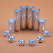 Cartuchos de tubo de aluminio vacíos para hacer dentaduras flexibles, Material de válvula Dental, 100x45/77/85mm, 25,5 unids/lote 2024 - compra barato