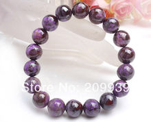 huij 00450 10.5-11MM round gems beads Natural Purple Sugilite Crystal Bracelet Jewelry 2024 - buy cheap