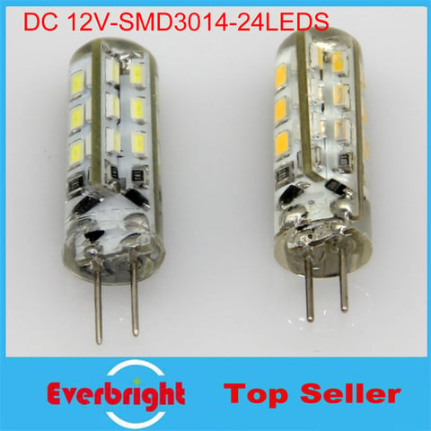 10 pcs/lot SMD 3014 3W DC12V G4 Led Bulb Crystal Lamp 24 Leds 360 Beam Angle Cool/ Warm White Replace 30W halogen lamp 2022 - buy cheap