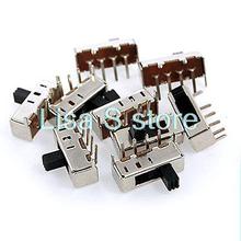 10 Pcs x SS13F24 5mm Knob Height Panel PCB 4 Pin 3 Position 1P3T SP3T Slide Switch Side Knob 0.5A 50V DC 2024 - buy cheap