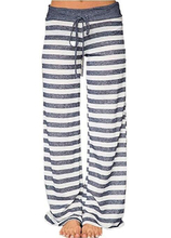 New Striated Womens Sleep Bottoms Waist Tie Pajama Pants Women Piyamas Trousers Summer Loose Pantalon Home Pants Pyjama 2024 - buy cheap