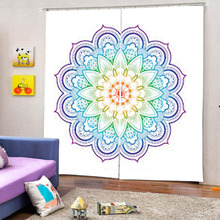 Mandala Blackout Curtain For Living Room Drapes Bedroom Kitchen Balcony Pastoral Fresh Sheer for Window Decoration 2024 - buy cheap