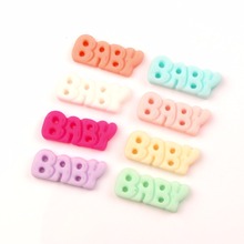 30Pcs Resin Baby Decoration Crafts Cute Kawaii Beads Flatback Cabochon Embellishments For Scrapbooking DIY Accessories 2024 - buy cheap