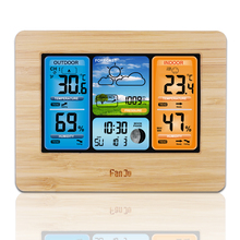 2019 Original Digital Weather Station Alarm Clock Temperature Humidity Digital Clock Backlight Snooze Function Clock 2024 - buy cheap