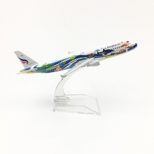 1/400 Scale Aircraft Airbus A320 Thailand Bangkok Air 16cm Alloy Plane Model Toys Children Kids Gift for Collection 2024 - buy cheap