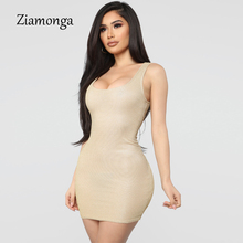 Ziamonga Summer Dress Women Tank Tops Slim Pencil Dress Sexy Sleeveless Vest Dress Sheath Bodycon Dress 2019 Clubwear Vestidos 2024 - buy cheap