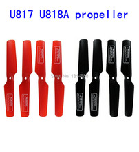 UDI u817 u817c u817a u818a RC remote control helicopter parts quadrocopter red + black blade propeller u817-02 u817c 2024 - buy cheap