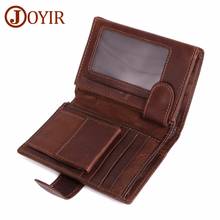 Vintage Designer Men Genuine Leather Short Wallet Card Holder Male Top Quality Cowhide Purse Coin Pocket For Male Brand Purse 2024 - buy cheap