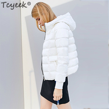 Tcyeek Winter Duck Down Coat Female 90% White Duck Down Jacket Women Clothing Short Parkas Warm Hooded Outwear Jackets LWL1173 2024 - buy cheap