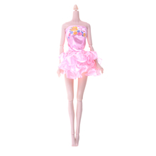 Wedding Party Dress For Girls Baby Gilrs Toys Princess Dream Doll Luxury Floral Dolls Dress Clothes Clothing Accessories 2024 - buy cheap