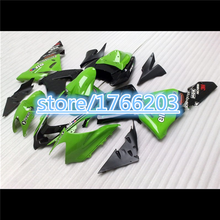Carenagens para kawasaki ninja zx10r 04-05, verde, preto, zx, 10r, 04, 05, 10r, 2004, 2005, abs, kits de carenagem 2024 - compre barato