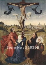 100% handmade Oil Painting reproduction on linen canvas,crucifixion by   rogier van der weyden,,Free DHL Shipping, oil painting 2024 - buy cheap