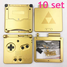 10 set for Zelda Limited Edition Replacement Housing Case Cover Shell with Buttons Kit for GBA SP Game Console Repair 2024 - buy cheap
