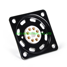 4pcs 4pin or 8pin Tube Socket Shock Plate Black KT88 KT66 EL34 Tube Base Stainless Steel mounting 2024 - buy cheap